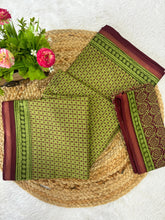 Donut Printed Maharani Pure Heavy Cotton Saree