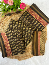 Block Printed Maharani Pure Heavy Cotton Saree
