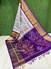 Exclusive Designer Ikkat Patola Style Crepe Silk Saree