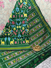 Traditional Ikkat Patola Handloom Soft Silk Saree