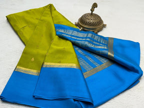 Beautiful Mysore Silk Sarees having exclusive Butta Pattern with Bentex Border & Rich pallu