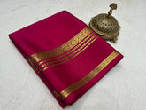 Timeless Mysore Silk Saree with Luxurious Bentex Border