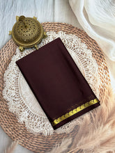 Exclusive Zari Border Plain Traditional Mysore Silk Saree