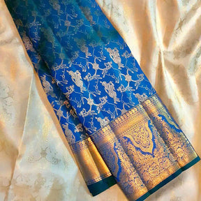Trending Silk Saree With Rich Pallu & Jacquard Work