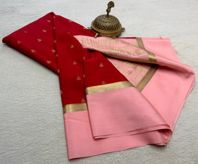 Beautiful Mysore Silk Sarees having exclusive Butta Pattern with Bentex Border & Rich pallu